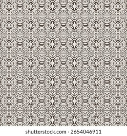 Decorative Seamless Pattern with Geometric Element for Textile or Background