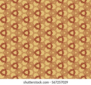 decorative seamless pattern. geometric ornament. Vector illustration. for design invitation, background, wallpaper