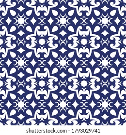 Decorative seamless pattern with geometric shapes. The ornament. Abstract texture designs can be used for backgrounds, motifs, textile, wallpapers, fabrics, gift wrapping, templates. Vector.
