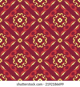 Patrón decorativo sin fisuras con formas geométricas. El adorno. Los diseños abstractos de textura pueden utilizarse para fondos, motivos, textiles, tapicería, tejidos, envoltura de regalo, plantillas. Vector.