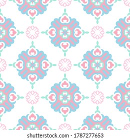 Decorative seamless pattern for home textile. Abstract texture designs can be used for backgrounds, motifs, textile, wallpapers, fabrics, gift wrapping, templates. Design Paper For Scrapbook. Vector	
