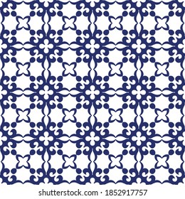 Decorative Seamless Pattern for Home Textile. Abstract Texture Designs can be used for Backgrounds, Motifs, Textile, Wallpapers, Fabrics, Templates. Design Paper For Scrapbook. Vector.