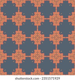 Decorative Seamless Pattern for Home Textile. Abstract Texture Designs can be used for Backgrounds, Motifs, Textile, Wallpapers, Fabrics, Templates. Design Paper For Scrapbook. Vector.