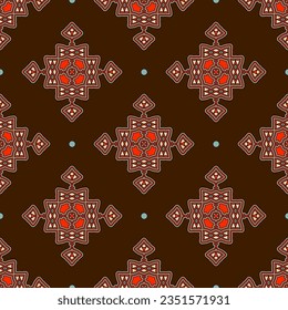 Decorative Seamless Pattern for Home Textile. Abstract Texture Designs can be used for Backgrounds, Motifs, Textile, Wallpapers, Fabrics, Templates. Design Paper For Scrapbook. Vector.