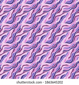 Patrón inquebrantable y decorativo. Ilustración con ondas o dunas abstractas. Ornamento lineal.