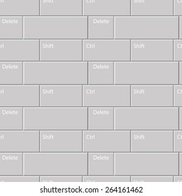 decorative seamless pattern with keypad buttons
