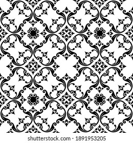 decorative seamless pattern with openwork ornament