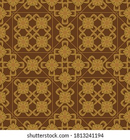 Decorative seamless pattern with plant pattern design can be used for backgrounds, motifs, textile, wallpapers, fabrics, gift wrapping, templates. Design Paper For Scrapbook. Vector.	
