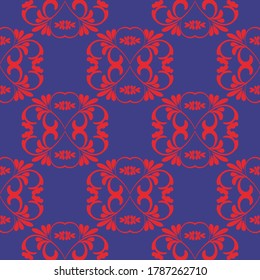Decorative seamless pattern with plant texture designs can be used for backgrounds, motifs, textile, wallpapers, fabrics, gift wrapping, templates. Design Paper For Scrapbook. Vector.	
