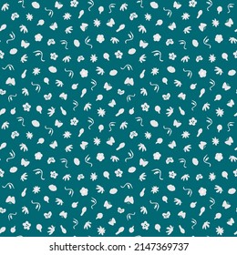 Decorative seamless pattern. Simple abstract shape. Colored vector illustration for printing, decoration, textile, branding design