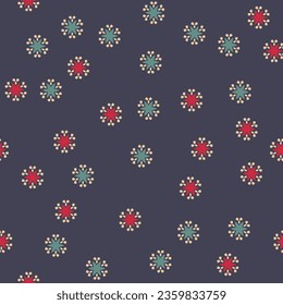 Decorativo Patrón sin Marea con flores estilizadas para Textil Hogar. Resumen Los diseños de textura se pueden utilizar para fondos, motivos, textiles, fondos de escritorio, tejidos, plantillas.  Vector, paquetes, envolturas
