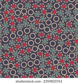 Decorativo Patrón sin Marea con flores estilizadas para Textil Hogar. Resumen Los diseños de textura se pueden utilizar para fondos, motivos, textiles, fondos de escritorio, tejidos, plantillas.  Vector, paquetes, envolturas