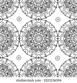 Decorative seamless pattern. Suitable for textiles, wallpapers, wrappers, covers, gift wrapping. 