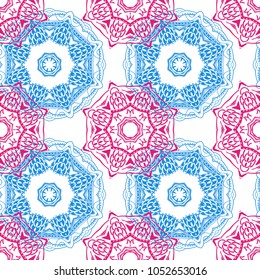 Decorative seamless pattern. Suitable for textiles, wallpapers, wrappers, covers, gift wrapping. 