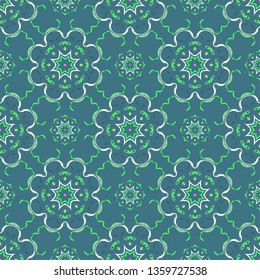 Decorative seamless pattern. Suitable for textiles, wallpapers, wrappers, covers, gift wrapping. 