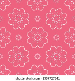 Decorative seamless pattern. Suitable for textiles, wallpapers, wrappers, covers, gift wrapping. 