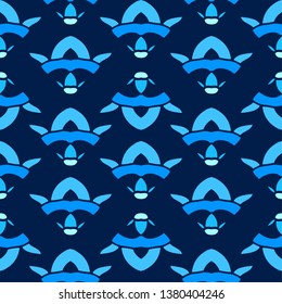 Decorative seamless pattern. Suitable for textiles, wallpapers, covers, gift wrapping. 