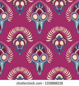 Decorative seamless pattern. Vector.
