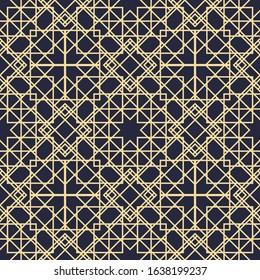 Decorative seamless pattern vector of different geometric forms. Abstract pattern for design cards, invitations, wallpaper, wrapping paper, packaging. Square, rhombus, triangle, line. 