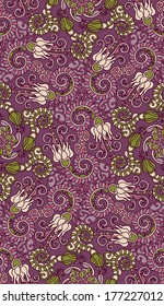 Decorative seamless pattern. Vector illustration. EPS-8.