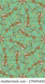 Decorative seamless pattern. Vector illustration. EPS-8.