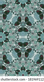 Decorative seamless pattern. Vector illustration. EPS-8.