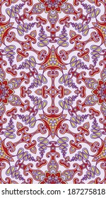 Decorative seamless pattern. Vector illustration. EPS-8.