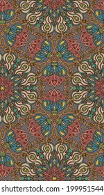 Decorative seamless pattern. Vector illustration. EPS-8.