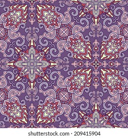 Decorative seamless pattern. Vector illustration. EPS-8.