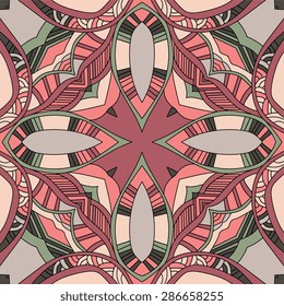 Decorative seamless pattern. Vector illustration.