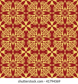 decorative seamless pattern, vector image