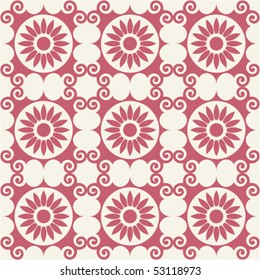 decorative seamless pattern, vector image