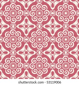decorative seamless pattern, vector image