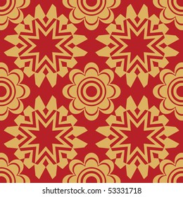 decorative seamless pattern, vector image