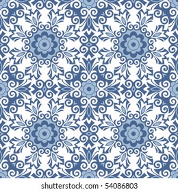decorative seamless pattern, vector image