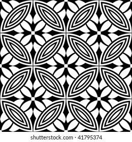 decorative seamless pattern, vector repeating image