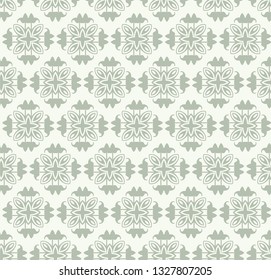 Decorative seamless pattern, wallpaper texture, vector illustration