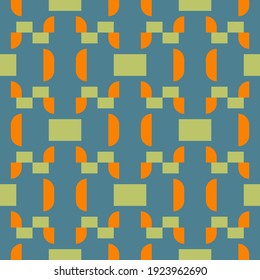 Decorative seamless pattern for web, advertising, textiles, prints or any design projects. Simple geometric shapes can make any surface or thing attractive.