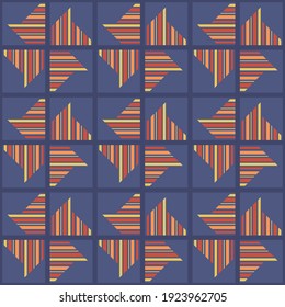 Patrón decorativo sin fisuras para web, publicidad, textiles, impresiones o cualquier proyecto de diseño. Las formas geométricas simples pueden hacer que cualquier superficie o cosa sea atractiva.