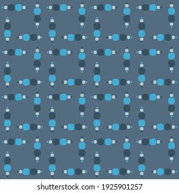 Patrón decorativo sin fisuras para web, publicidad, textiles, impresiones o cualquier proyecto de diseño. Las formas geométricas simples pueden hacer que cualquier superficie o cosa sea atractiva.