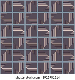 Decorative seamless pattern for web, advertising, textiles, prints or any design projects. Simple geometric shapes can make any surface or thing attractive.