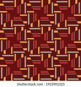 Patrón decorativo sin fisuras para web, publicidad, textiles, impresiones o cualquier proyecto de diseño. Las formas geométricas simples pueden hacer que cualquier superficie o cosa sea atractiva.