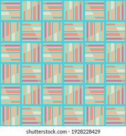 Decorative seamless pattern for web, advertising, textiles, prints or any design projects. Simple geometric shapes can make any surface or thing attractive.