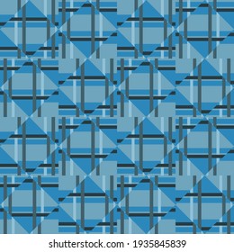 Patrón decorativo sin fisuras para web, publicidad, textiles, impresiones o cualquier proyecto de diseño. Las formas geométricas simples pueden hacer que cualquier superficie o cosa sea atractiva.
