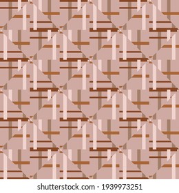 Decorative seamless pattern for web, advertising, textiles, prints or any design projects. Simple geometric shapes can make any surface or thing attractive.