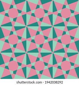 Decorative seamless pattern for web, advertising, textiles, prints or any design projects. Simple geometric shapes can make any surface or thing attractive.