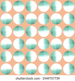 Decorative seamless pattern for web, advertising, textiles, prints or any design projects. Simple geometric shapes can make any surface or thing attractive.