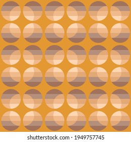 Dekoratives nahtloses Muster für Web, Werbung, Textilien, Drucke oder Design-Projekte. Einfache geometrische Formen können jede Oberfläche oder jedes Ding attraktiv machen.