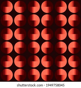 Dekoratives nahtloses Muster für Web, Werbung, Textilien, Drucke oder Design-Projekte. Einfache geometrische Formen können jede Oberfläche oder jedes Ding attraktiv machen.