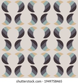 Decorative seamless pattern for web, advertising, textiles, prints or any design projects. Simple geometric shapes can make any surface or thing attractive.